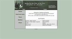 Desktop Screenshot of distinctivetrophies.ca